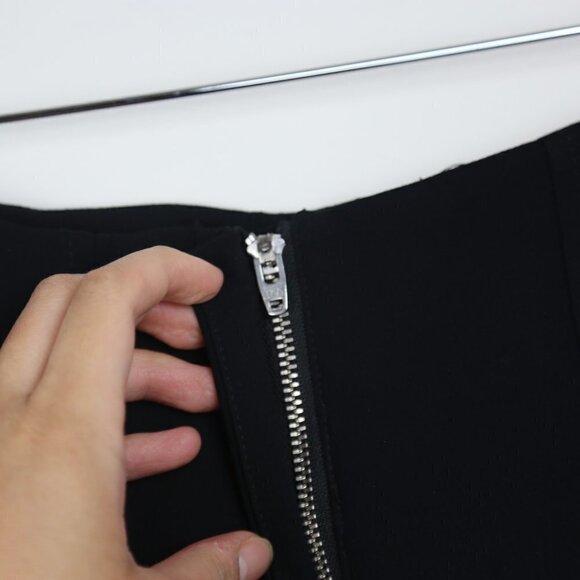 Wilfred Clotilde Pant Black Pleated Front High Rise Japanese Crepe - Picture 3 of 8